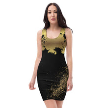 Load image into Gallery viewer, Gold Plated Fitted Dress