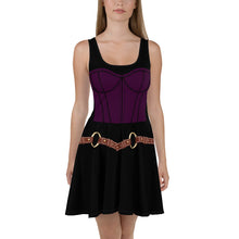 Load image into Gallery viewer, Captain Violet Skater Dress