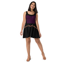 Load image into Gallery viewer, Captain Violet Skater Dress