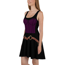 Load image into Gallery viewer, Captain Violet Skater Dress