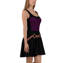 Load image into Gallery viewer, Captain Violet Skater Dress