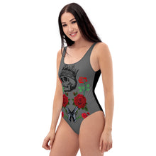 Load image into Gallery viewer, Skulls N Roses One-Piece
