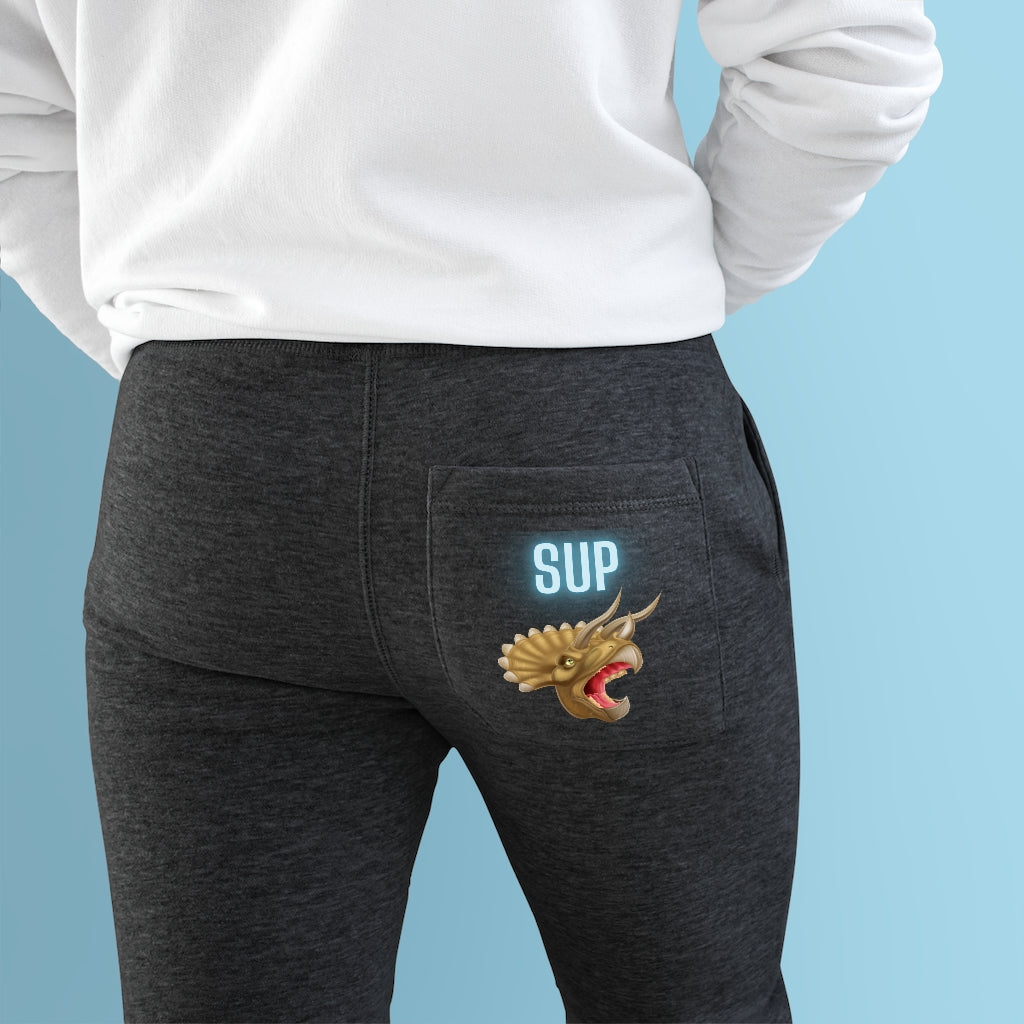 SUP Fleece Joggers- Triceratops