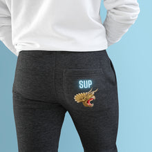 Load image into Gallery viewer, SUP Fleece Joggers- Triceratops
